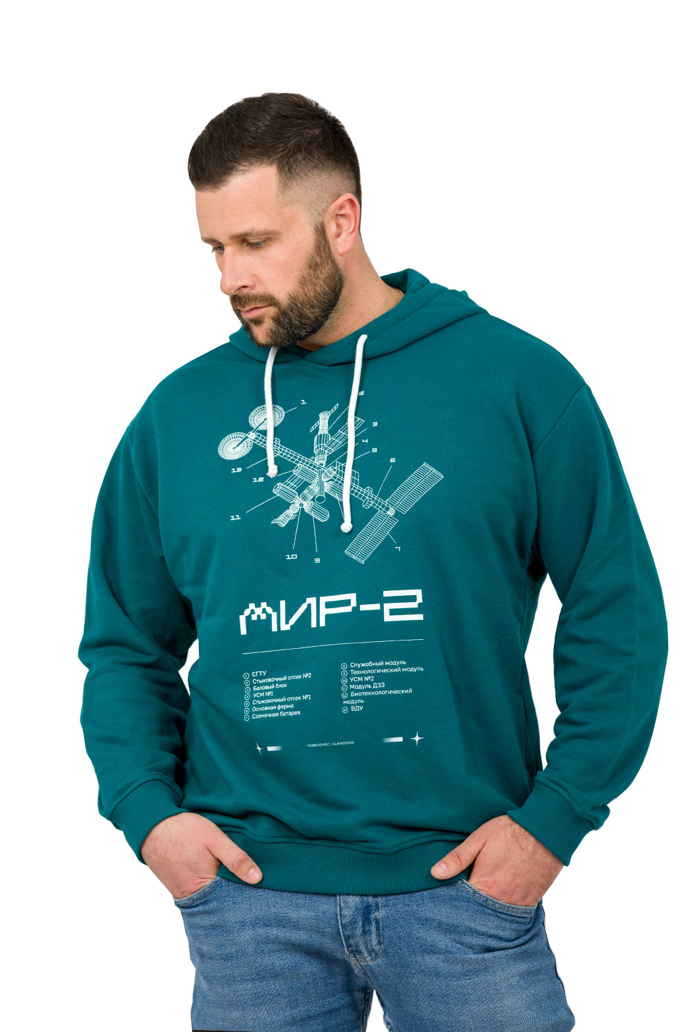 Hoodie MIR-2 Shaded spruce
