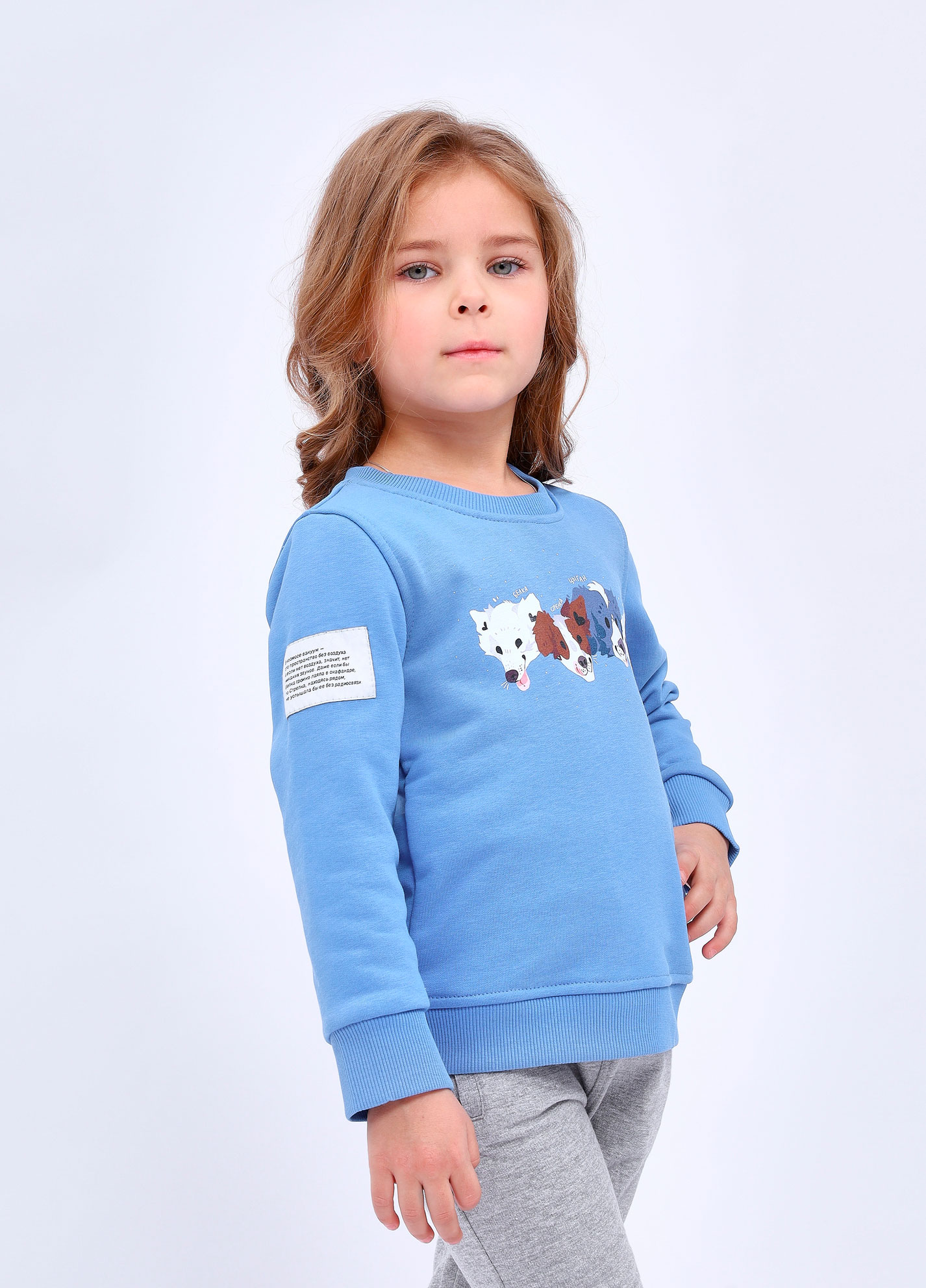 Kids' Sweatshirt Belka and Strelka Kids' Sweatshirt Belka and Strelka