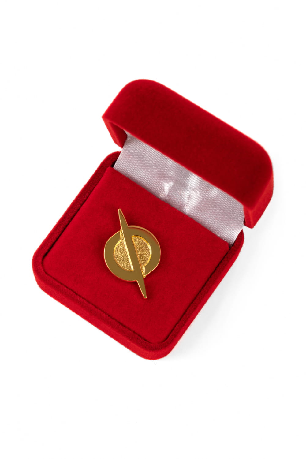 Souvenir badge made of metal "SPHERE" (gold)