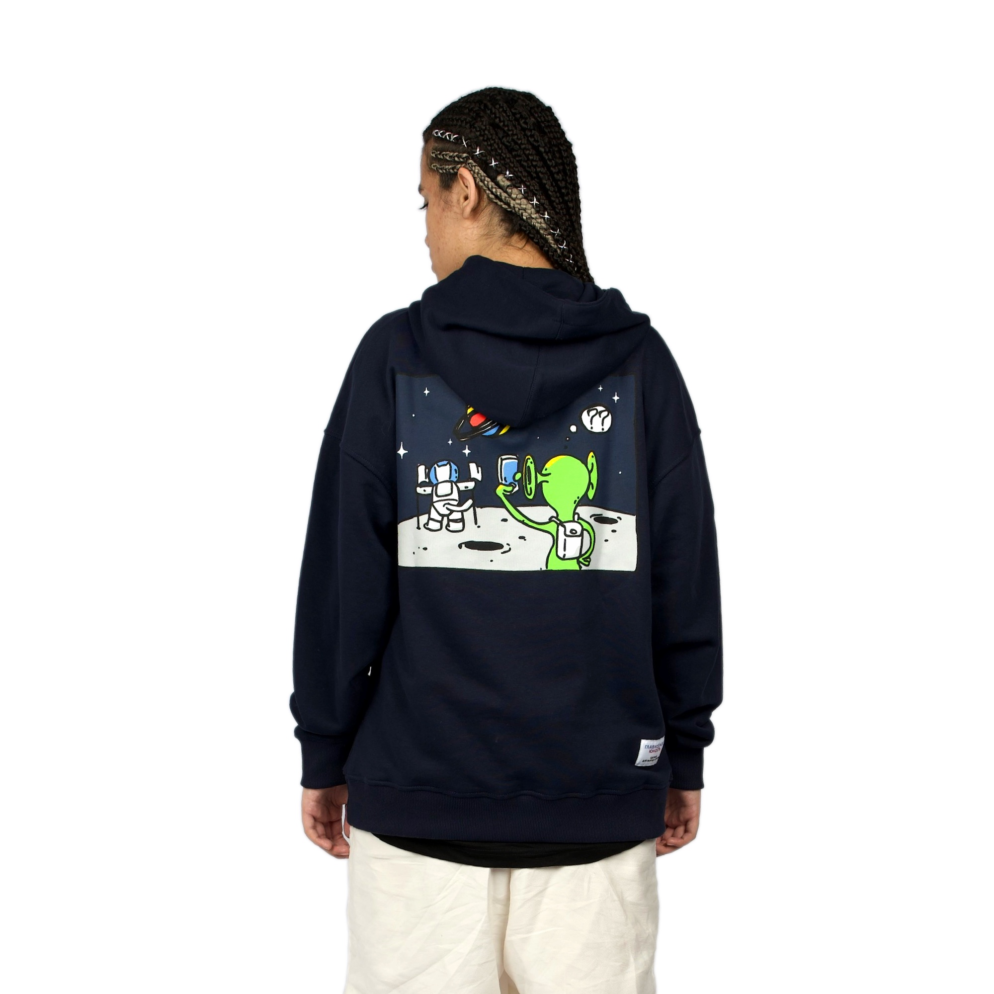 Hoodie Moon GLAVKOSMOS x YOUTH