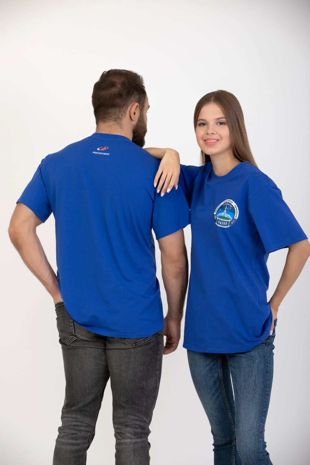 T-shirt Soyuz MS-19 blue T-shirt Soyuz MS-19 blue