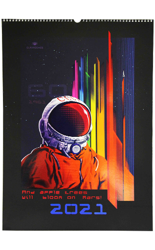 Wall calendar Glavkosmos 2021