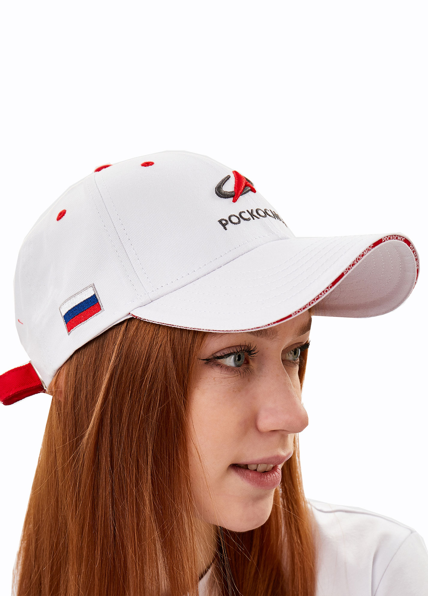 Кепка Роскосмос, белая