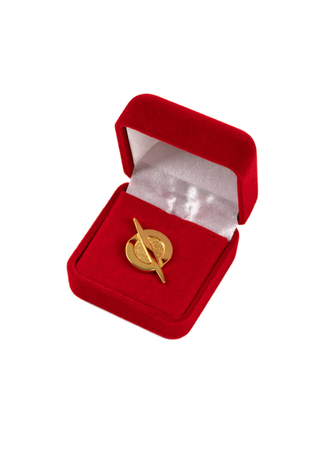 Souvenir badge made of metal "SPHERE" (gold)