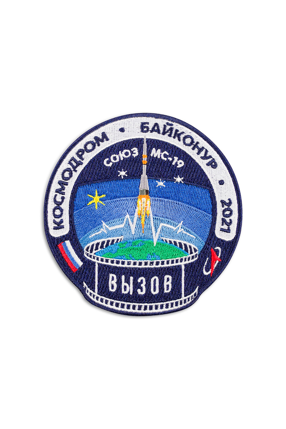 Backup crew Soyuz MS-19 patch