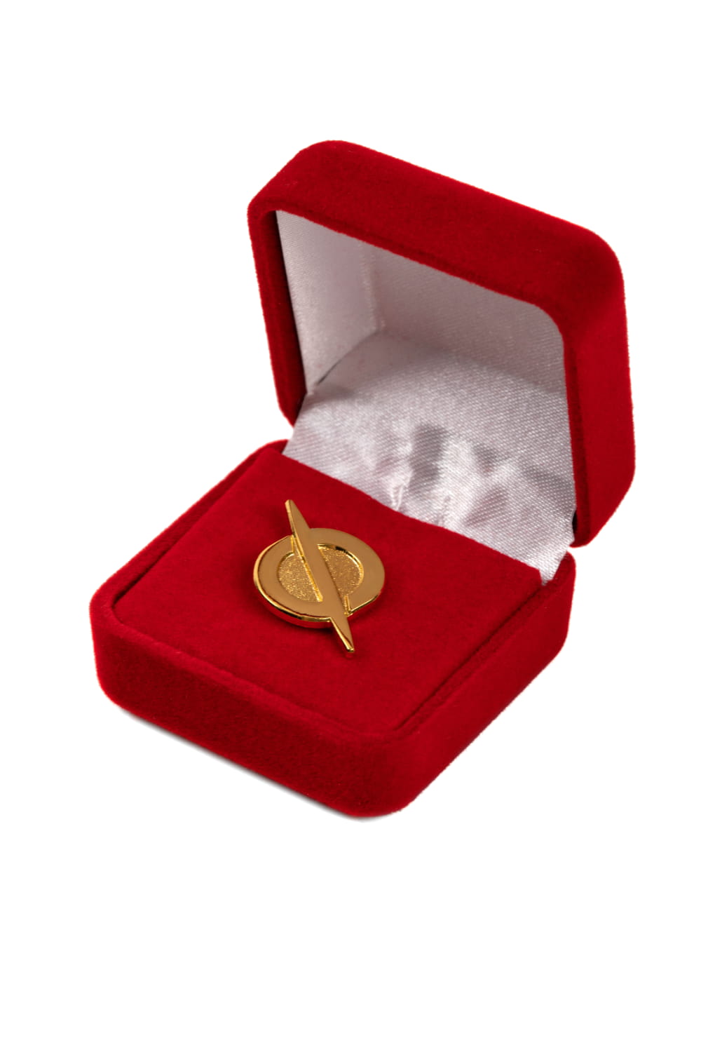 Souvenir badge made of metal "SPHERE" (gold)