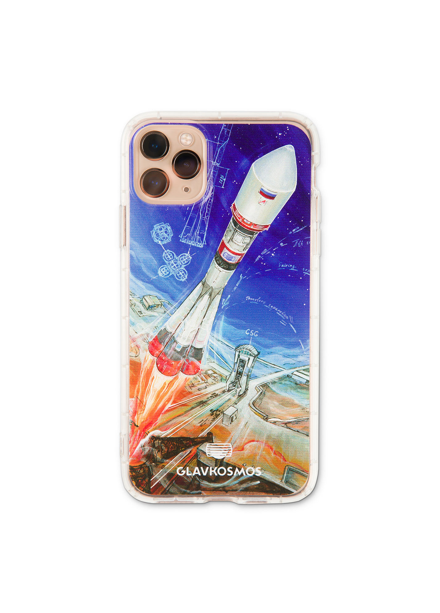 Phone case Soyuz at Guiana Space Center